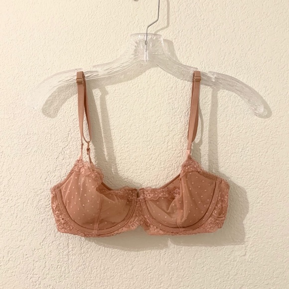 Victoria's Secret Other - VS polka dot lace balconette bra